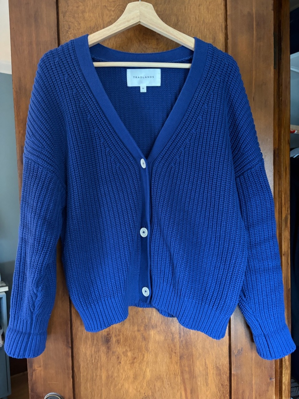 Tradlands Cobalt Blue Shelter Cardigan